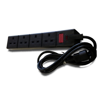 2 METRE UPS Output Connector. IEC to 4 way FUSED UK Gang Socket 2 METRE UPS Output Connector. IEC to 4 way FUSED UK Gang Socket